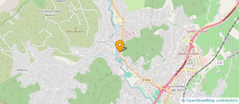 localisation de l'entreprise MADAME ALICE FAVRE  SOLLIES-TOUCAS