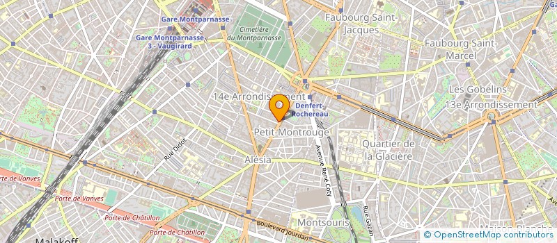 localisation de l'entreprise MADAME ALICE FERENBACH à PARIS