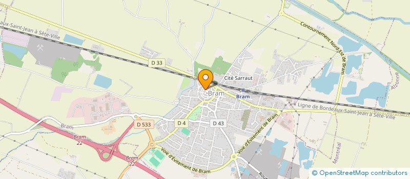 localisation de l'entreprise MADAME ALICE FERRAGU  BRAM