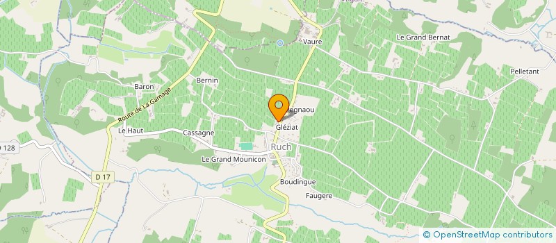 localisation de l'entreprise MADAME ALICE FERRAND  RUCH