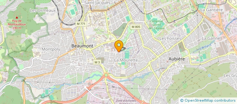 localisation de l'entreprise MADAME ALICE FLAYAC  SAINT-GERMAIN-DES-FOSSES