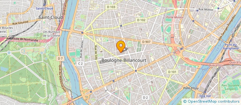 localisation de l'entreprise MADAME ALICE FOLSCHEID à BOULOGNE-BILLANCOURT