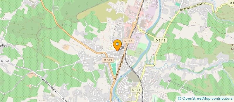 localisation de l'entreprise MADAME ALICE FONGHETTI GUIRAUD-FILH à LIMOUX