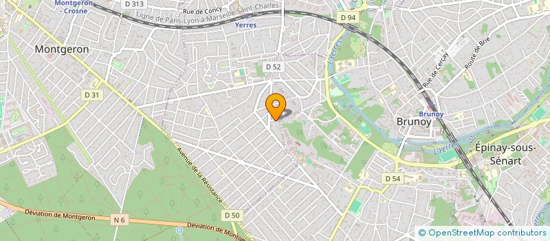 localisation de l'entreprise MADAME ALICE FONTAINE  YERRES