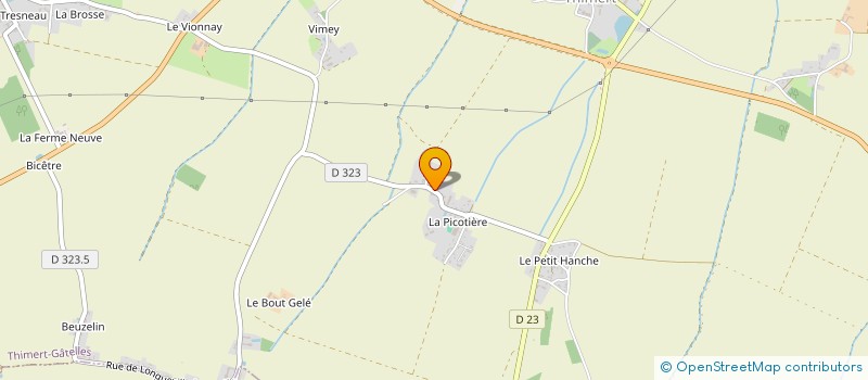 localisation de l'entreprise MADAME ALICE FOUCAULT à THIMERT-GATELLES