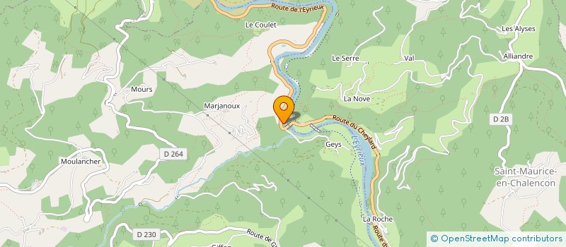 localisation de l'entreprise MADAME ALICE FOUGIER  SAINT-SAUVEUR-DE-MONTAGUT