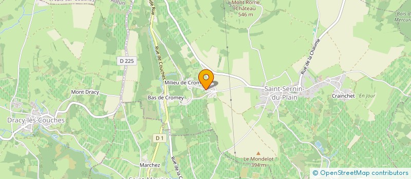 localisation de l'entreprise MADAME ALICE FOUILLOUZE  SAINT-SERNIN-DU-PLAIN