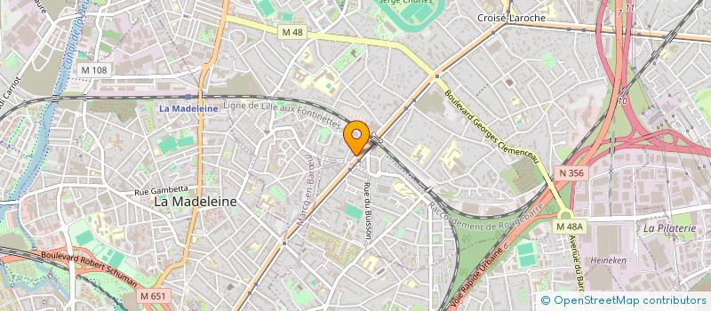 localisation de l'entreprise MADAME ALICE FOUQUEREAU à MARCQ-EN-BARŒUL