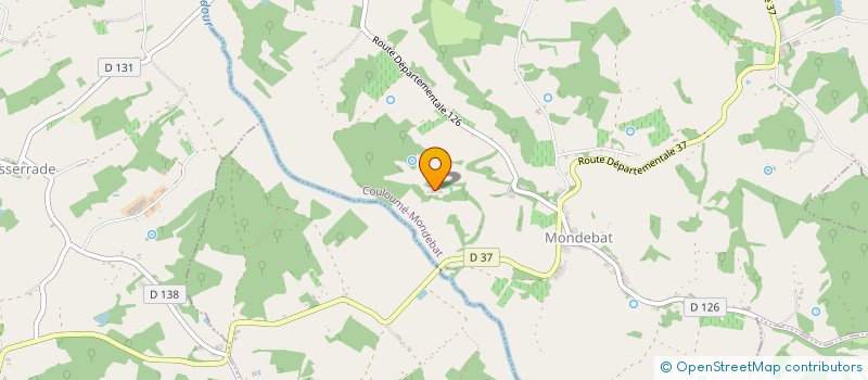 localisation de l'entreprise MADAME ALICE FRANCINE MARIE DE LAVENERE-LUSSAN  MARCIAC