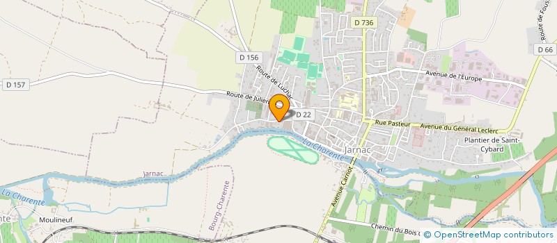 localisation de l'entreprise MADAME ALICE FRANCINEAU à JARNAC