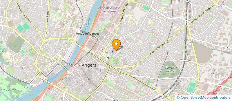 localisation de l'entreprise MADAME ALICE FRENEAUX à ANGERS