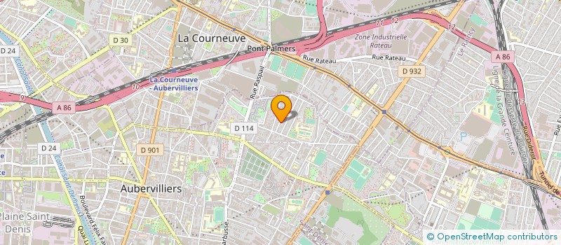 localisation de l'entreprise MADAME ALICE GABBAI à AUBERVILLIERS