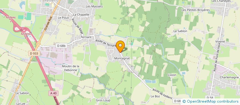 localisation de l'entreprise MADAME ALICE GALLION à FEILLENS