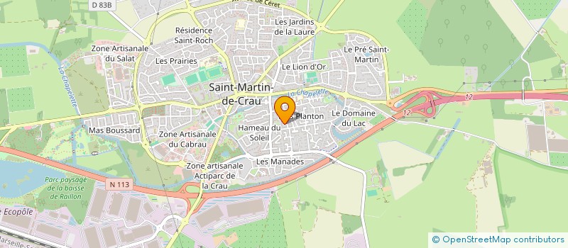 localisation de l'entreprise MADAME ALICE GARNIER à SAINT MARTIN DE CRAU