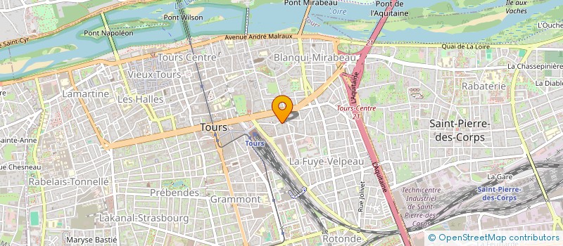 localisation de l'entreprise MADAME ALICE GARREAU  TOURS