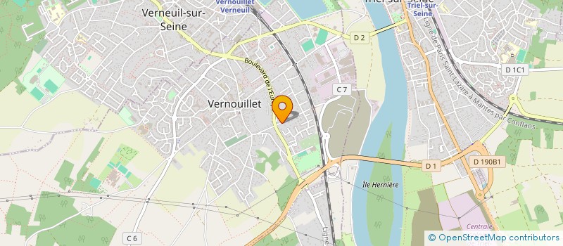 localisation de l'entreprise MADAME ALICE GASCHIGNARD à VERNOUILLET