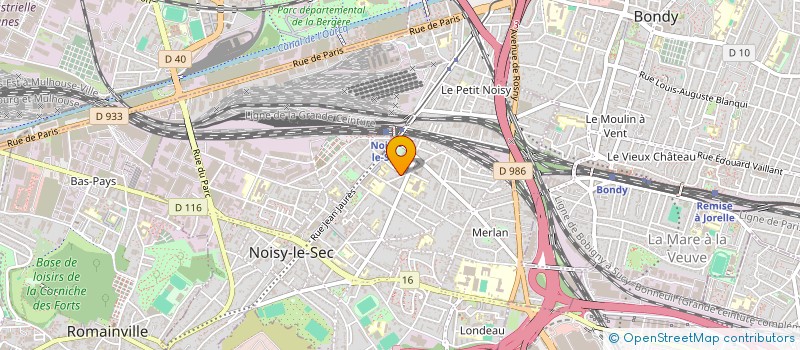 localisation de l'entreprise MADAME ALICE GASTAUT à NOISY-LE-SEC