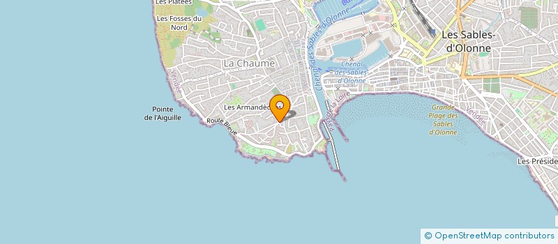 localisation de l'entreprise MADAME ALICE GAUTHIER à LES SABLES D'OLONNE