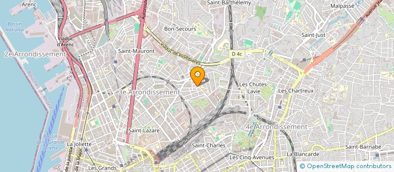 localisation de l'entreprise MADAME ALICE GENAUD à MARSEILLE