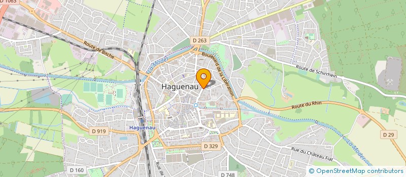 localisation de l'entreprise MADAME ALICE GINGEMBRE  HAGUENAU