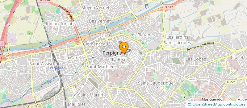 localisation de l'entreprise MADAME ALICE GIRARD  PERPIGNAN