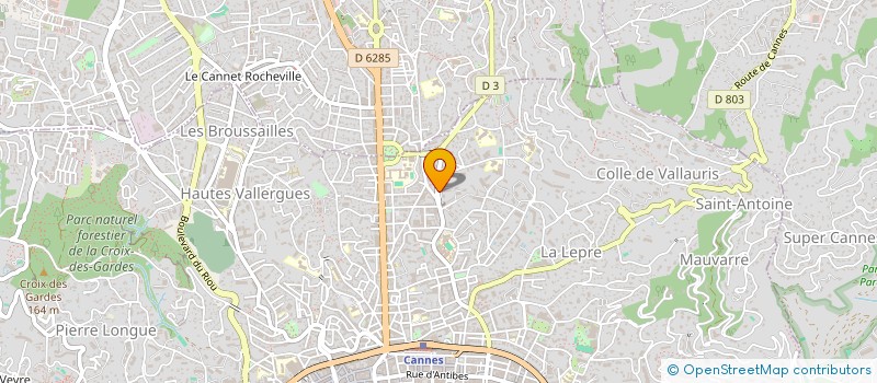 localisation de l'entreprise MADAME ALICE GIRARD  CANNES