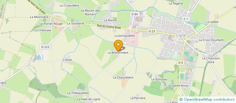 localisation de l'entreprise MADAME ALICE GODIN à LIGNE