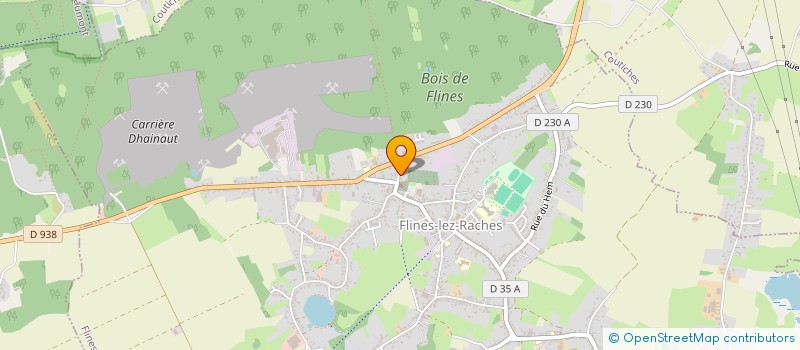 localisation de l'entreprise MADAME ALICE GOFFIN  FLINES-LEZ-RACHES