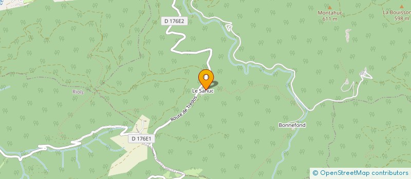 localisation de l'entreprise MADAME ALICE GOHIER  SAINT-ETIENNE-D'ALBAGNAN