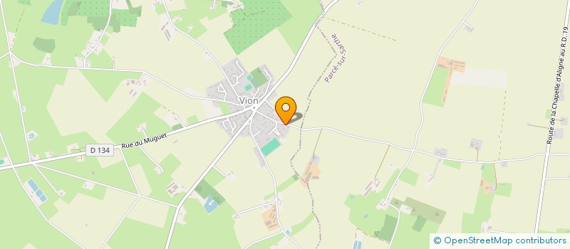 localisation de l'entreprise MADAME ALICE GOMMER  SABLE SUR SARTHE