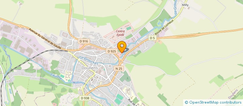localisation de l'entreprise MADAME ALICE GORDOLON à DOULLENS