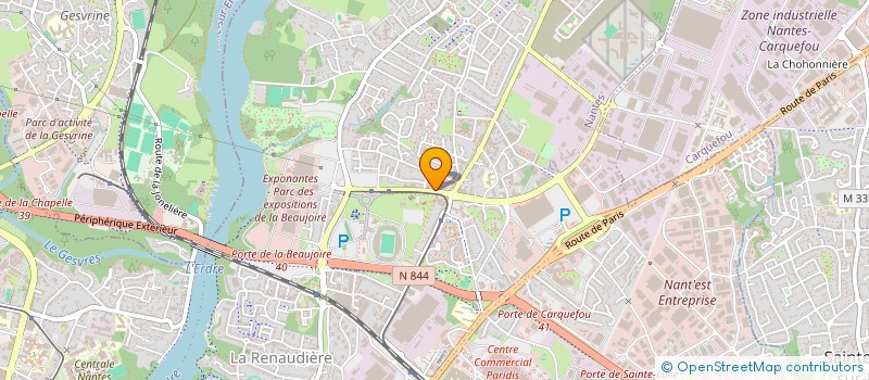 localisation de l'entreprise MADAME ALICE GORRICHON  NANTES