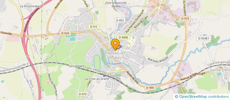 localisation de l'entreprise MADAME ALICE GOURBIN à VILLEDIEU-LES-POELES-ROUFFIGNY