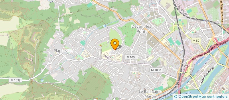 localisation de l'entreprise MADAME ALICE GRANDMOUGIN  METZ