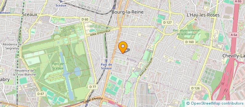 localisation de l'entreprise MADAME ALICE GRAS à BOURG-LA-REINE