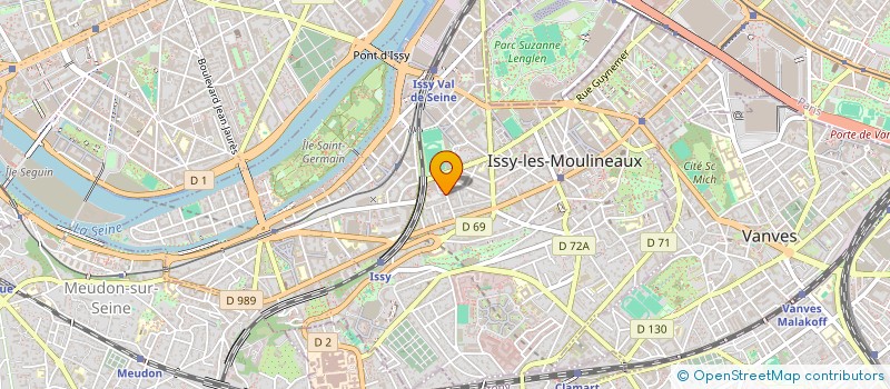 localisation de l'entreprise MADAME ALICE GRONIER à ISSY-LES-MOULINEAUX