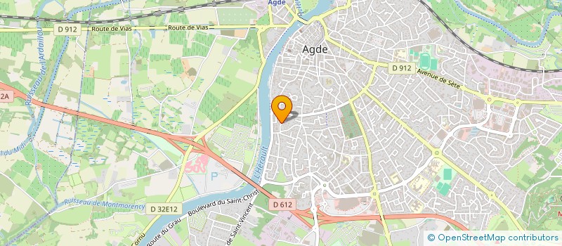 localisation de l'entreprise MADAME ALICE GUERIN  AGDE