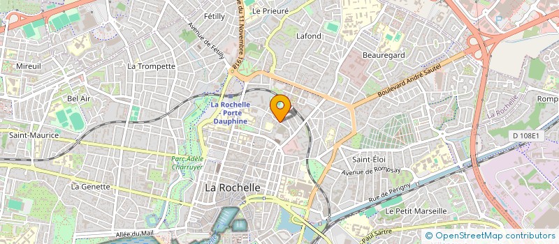 localisation de l'entreprise MADAME ALICE GUZZO  LA ROCHELLE