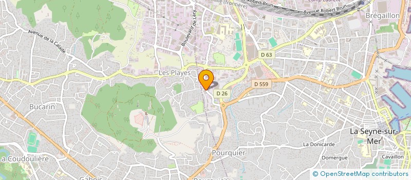 localisation de l'entreprise MADAME ALICE HAILLOT  LA SEYNE-SUR-MER