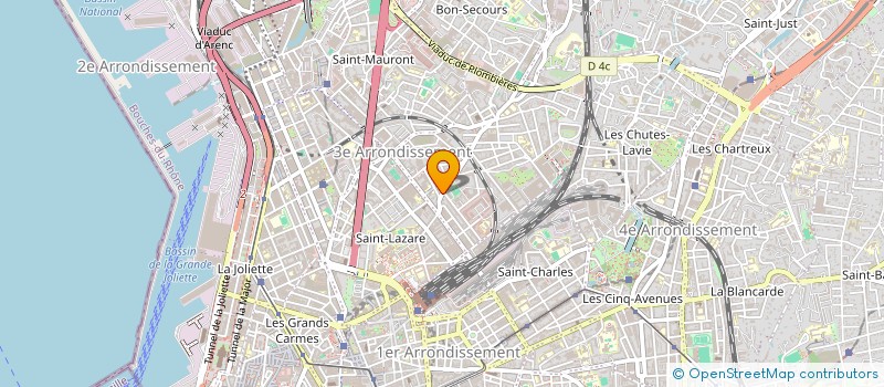 localisation de l'entreprise MADAME ALICE HAMON à MARSEILLE