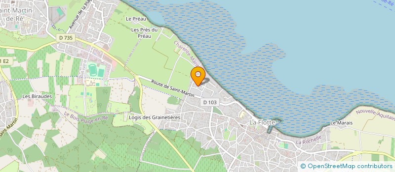 localisation de l'entreprise MADAME ALICE HANUS  LA FLOTTE