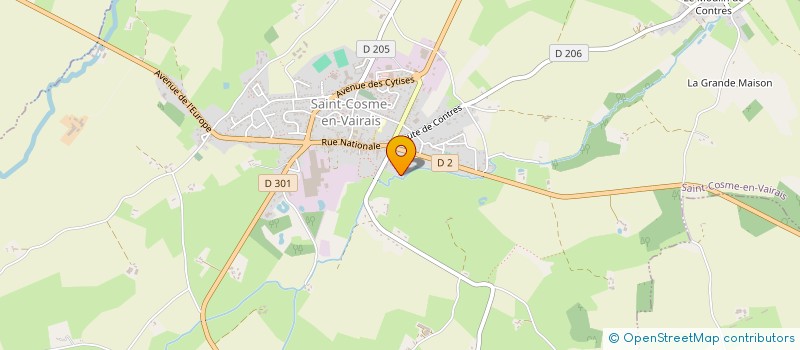 localisation de l'entreprise MADAME ALICE HARDUIN à SAINT COSME EN VAIRAIS