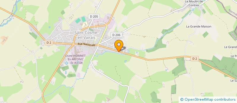 localisation de l'entreprise MADAME ALICE HAYE  SAINT-COSME-EN-VAIRAIS