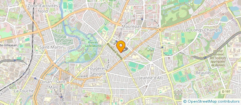 localisation de l'entreprise MADAME ALICE HEDOUIN  RENNES