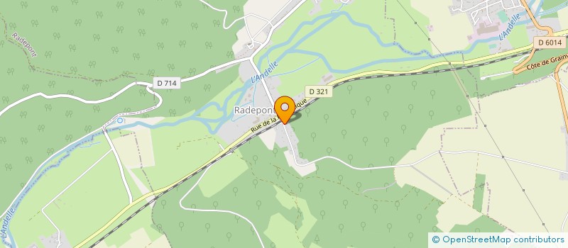 localisation de l'entreprise MADAME ALICE HILMOINE  RADEPONT