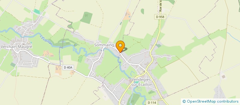 localisation de l'entreprise MADAME ALICE HOSSELET  VENDEGIES SUR ECAILLON