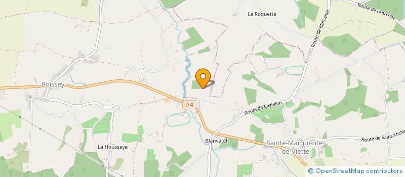 localisation de l'entreprise MADAME ALICE HUET  SAINT-PIERRE-EN-AUGE