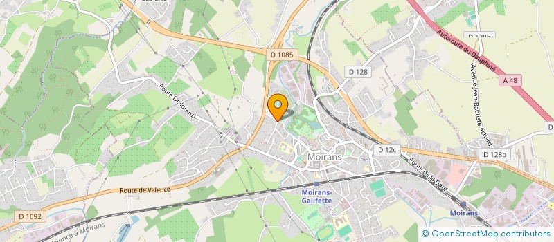 localisation de l'entreprise MADAME ALICE HURUGUEN  MOIRANS