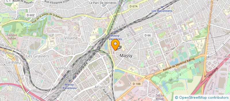 localisation de l'entreprise MADAME ALICE IKHELIF à MASSY