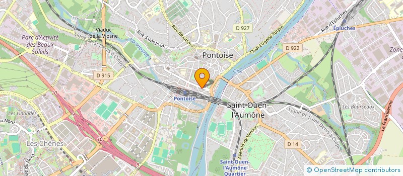 localisation de l'entreprise MADAME ALICE ILITO BOFUKI  PONTOISE